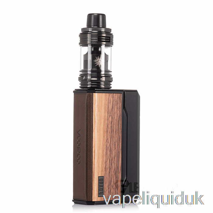 VOOPOO Drag 4 177W Starter Kit Black + Walnut Vape Liquid